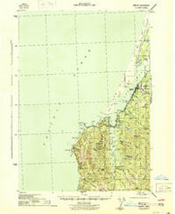 Empire Oregon Historical topographic map, 1:62500 scale, 15 X 15 Minute, Year 1944