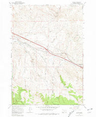 Encina Oregon Historical topographic map, 1:24000 scale, 7.5 X 7.5 Minute, Year 1967