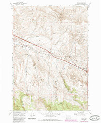 Encina Oregon Historical topographic map, 1:24000 scale, 7.5 X 7.5 Minute, Year 1967