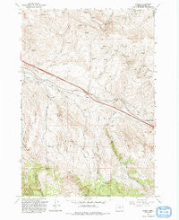 Encina Oregon Historical topographic map, 1:24000 scale, 7.5 X 7.5 Minute, Year 1993