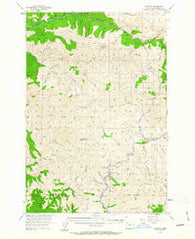 Enright Oregon Historical topographic map, 1:62500 scale, 15 X 15 Minute, Year 1955