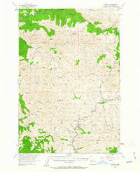 Enright Oregon Historical topographic map, 1:62500 scale, 15 X 15 Minute, Year 1955