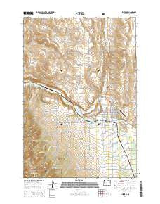 Enterprise Oregon Current topographic map, 1:24000 scale, 7.5 X 7.5 Minute, Year 2014