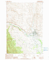 Enterprise Oregon Historical topographic map, 1:24000 scale, 7.5 X 7.5 Minute, Year 1990