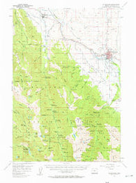 Enterprise Oregon Historical topographic map, 1:62500 scale, 15 X 15 Minute, Year 1957