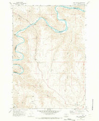 Esau Canyon Oregon Historical topographic map, 1:24000 scale, 7.5 X 7.5 Minute, Year 1970