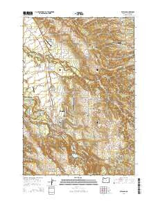 Estacada Oregon Current topographic map, 1:24000 scale, 7.5 X 7.5 Minute, Year 2014