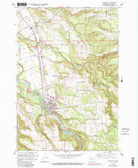 Estacada Oregon Historical topographic map, 1:24000 scale, 7.5 X 7.5 Minute, Year 1961