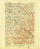 Estacada Oregon Historical topographic map, 1:125000 scale, 30 X 30 Minute, Year 1916