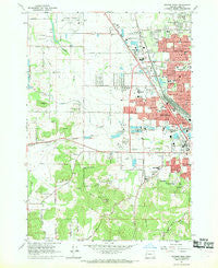 Eugene West Oregon Historical topographic map, 1:24000 scale, 7.5 X 7.5 Minute, Year 1967