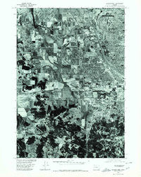 Eugene West Oregon Historical topographic map, 1:24000 scale, 7.5 X 7.5 Minute, Year 1975