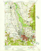 Eugene Oregon Historical topographic map, 1:62500 scale, 15 X 15 Minute, Year 1946