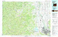 Eugene Oregon Historical topographic map, 1:100000 scale, 30 X 60 Minute, Year 1980