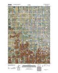 Eugene West Oregon Historical topographic map, 1:24000 scale, 7.5 X 7.5 Minute, Year 2011
