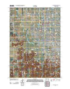 Eugene West Oregon Historical topographic map, 1:24000 scale, 7.5 X 7.5 Minute, Year 2011