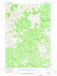 Fairdale Oregon Historical topographic map, 1:62500 scale, 15 X 15 Minute, Year 1955