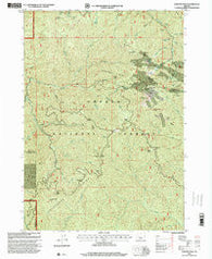 Fairview Peak Oregon Historical topographic map, 1:24000 scale, 7.5 X 7.5 Minute, Year 1997