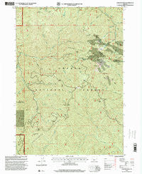 Fairview Peak Oregon Historical topographic map, 1:24000 scale, 7.5 X 7.5 Minute, Year 1997