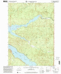 Fall Creek Lake Oregon Historical topographic map, 1:24000 scale, 7.5 X 7.5 Minute, Year 1997