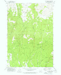 Fall Mountain Oregon Historical topographic map, 1:24000 scale, 7.5 X 7.5 Minute, Year 1972