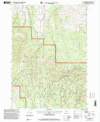 Fall Mountain Oregon Historical topographic map, 1:24000 scale, 7.5 X 7.5 Minute, Year 1998