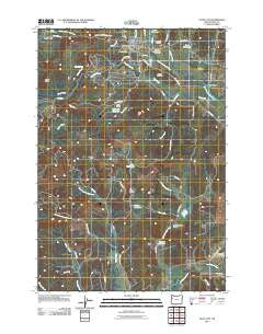 Falls City Oregon Historical topographic map, 1:24000 scale, 7.5 X 7.5 Minute, Year 2011