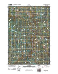 Fanno Ridge Oregon Historical topographic map, 1:24000 scale, 7.5 X 7.5 Minute, Year 2011