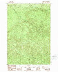 Farmers Butte Oregon Historical topographic map, 1:24000 scale, 7.5 X 7.5 Minute, Year 1988