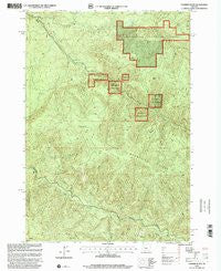 Farmers Butte Oregon Historical topographic map, 1:24000 scale, 7.5 X 7.5 Minute, Year 1997
