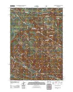 Farmers Butte Oregon Historical topographic map, 1:24000 scale, 7.5 X 7.5 Minute, Year 2011