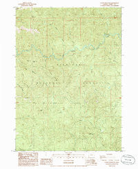 Father Mountain Oregon Historical topographic map, 1:24000 scale, 7.5 X 7.5 Minute, Year 1986