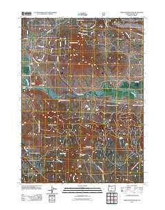 Ferguson Mountain Oregon Historical topographic map, 1:24000 scale, 7.5 X 7.5 Minute, Year 2011
