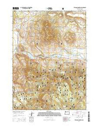 Ferguson Mountain Oregon Current topographic map, 1:24000 scale, 7.5 X 7.5 Minute, Year 2014
