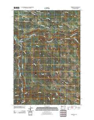 Fernwood Oregon Historical topographic map, 1:24000 scale, 7.5 X 7.5 Minute, Year 2011