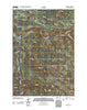 Fernwood Oregon Historical topographic map, 1:24000 scale, 7.5 X 7.5 Minute, Year 2011