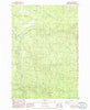 Fernwood Oregon Historical topographic map, 1:24000 scale, 7.5 X 7.5 Minute, Year 1986