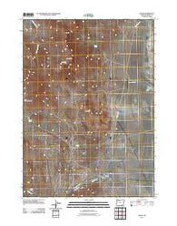 Fields Oregon Historical topographic map, 1:24000 scale, 7.5 X 7.5 Minute, Year 2011