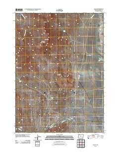 Fields Oregon Historical topographic map, 1:24000 scale, 7.5 X 7.5 Minute, Year 2011
