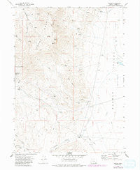 Fields Oregon Historical topographic map, 1:24000 scale, 7.5 X 7.5 Minute, Year 1971