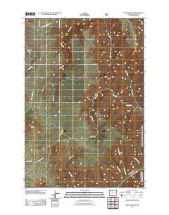 Findley Buttes Oregon Historical topographic map, 1:24000 scale, 7.5 X 7.5 Minute, Year 2011