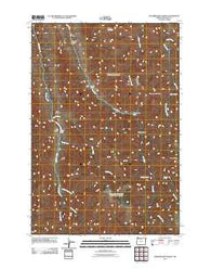 Fingerboard Saddle Oregon Historical topographic map, 1:24000 scale, 7.5 X 7.5 Minute, Year 2011
