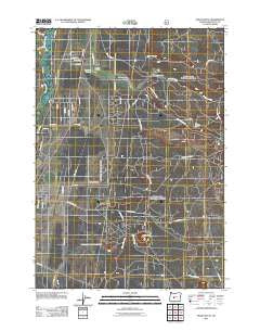 Finley Butte Oregon Historical topographic map, 1:24000 scale, 7.5 X 7.5 Minute, Year 2011