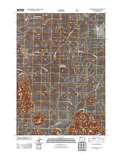 Firestone Butte Oregon Historical topographic map, 1:24000 scale, 7.5 X 7.5 Minute, Year 2011