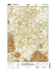 Firestone Butte Oregon Current topographic map, 1:24000 scale, 7.5 X 7.5 Minute, Year 2014