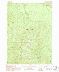 Fish Creek Desert Oregon Historical topographic map, 1:24000 scale, 7.5 X 7.5 Minute, Year 1989