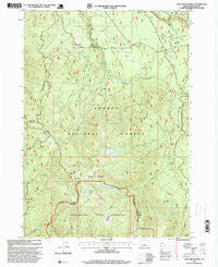 Fish Creek Desert Oregon Historical topographic map, 1:24000 scale, 7.5 X 7.5 Minute, Year 1997