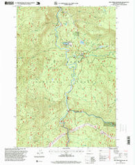 Fish Creek Mountain Oregon Historical topographic map, 1:24000 scale, 7.5 X 7.5 Minute, Year 1997