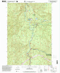 Fish Creek Mountain Oregon Historical topographic map, 1:24000 scale, 7.5 X 7.5 Minute, Year 1997