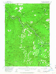 Fish Creek Mtn Oregon Historical topographic map, 1:62500 scale, 15 X 15 Minute, Year 1956
