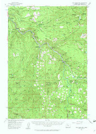 Fish Creek Mtn Oregon Historical topographic map, 1:62500 scale, 15 X 15 Minute, Year 1956